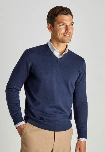 Вязаный свитер V-NECK Façonnable, цвет marine blue