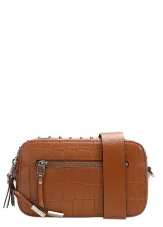 Комплект (сумка+брелок) женский Eleganzza Z88-213, рыжий