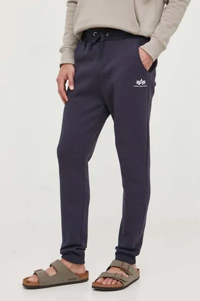 Джоггеры Alpha Industries, темно-синий