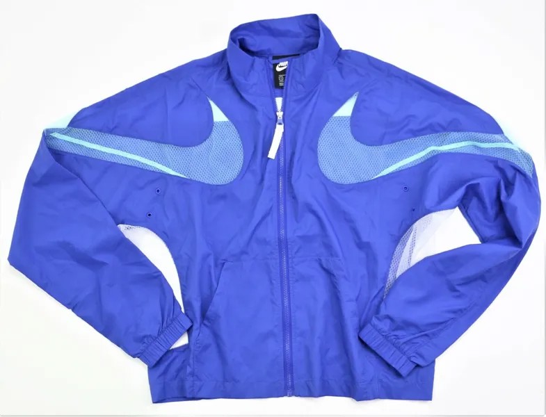 Новая женская тканая куртка Nike Air Max CZ8284-433 Размеры SM Hyper Blue/White $120