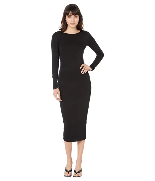 Платье Bebe, Midi Dress with Open Back