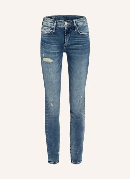 Джинсы скинни халле True Religion, синий