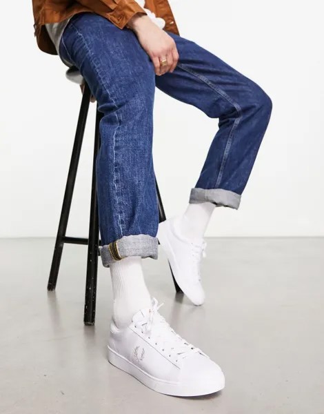 Fred Perry - Spencer - Белые кожаные кроссовки