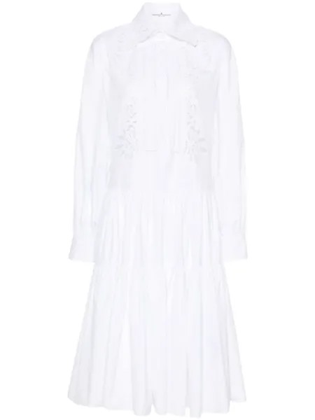 Ermanno Scervino расклешенное платье макси, белый