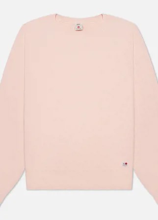 Мужская толстовка Edwin Blank Crew Neck, цвет розовый, размер L