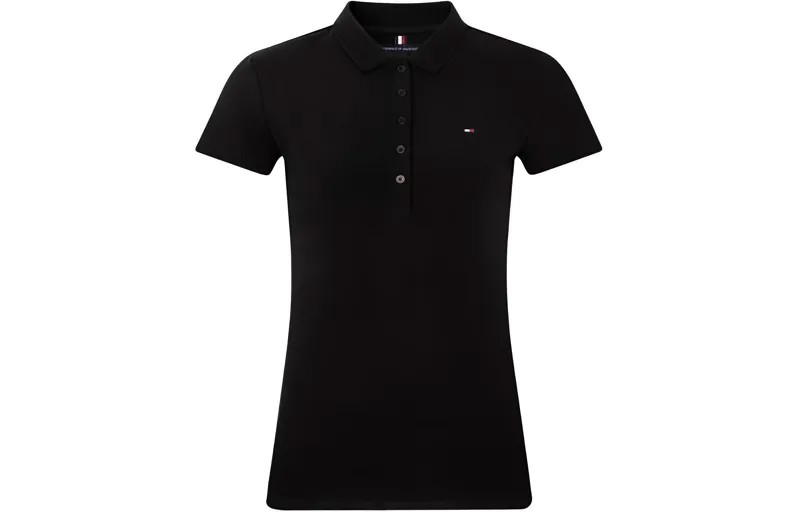 Женская рубашка-поло Tommy Hilfiger, цвет Black