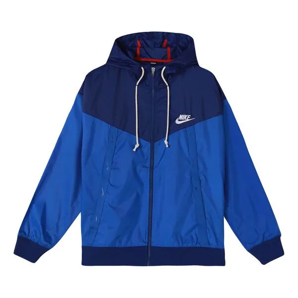 Куртка спортивная куртка ветровка королевский Nike, синий