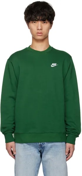 Свитшот Nike Sportswear Club, зеленый