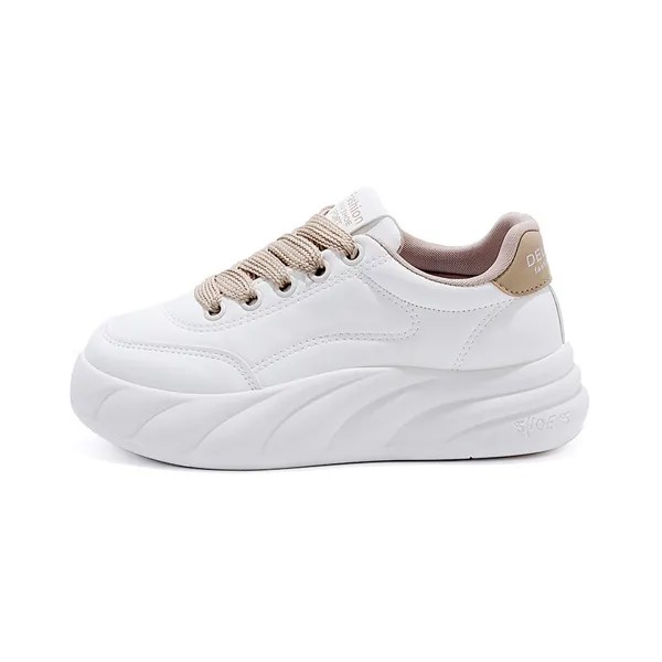 Кроссовки Pelochi Skateboarding Shoes Women's Low-top, бежевый