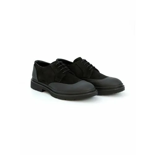 Полуботинки Clarks, размер 45 EU, черный