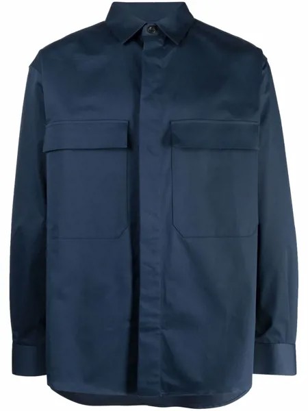 Giorgio Armani flap-pocket long-sleeve shirt