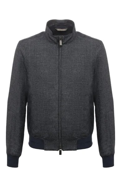 Бомбер изо льна и шерсти Canali