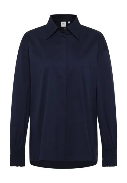 Фирменная рубашка OVERSIZE FIT ETERNA, темно-синий
