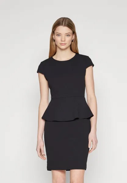 Платье-футляр VICLARA SHORT PEPLUM DRESS VILA, цвет black