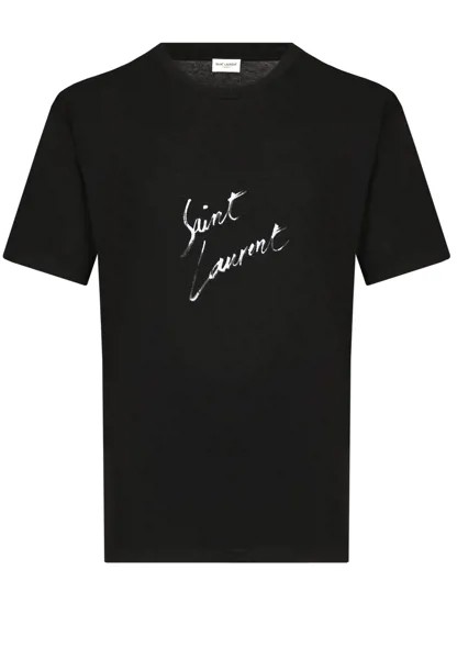 Футболка мужская SAINT LAURENT 136648 черная XL