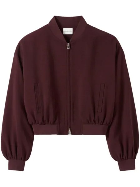 Claudie Pierlot укороченный бомбер, коричневый