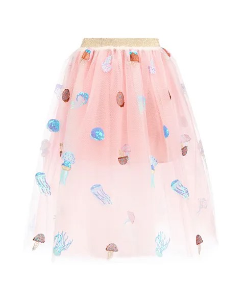 Розовая юбка с вышивкой и пайетками Eirene детская