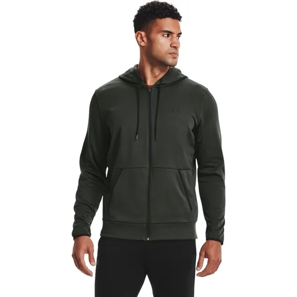 Толстовка мужская Under Armour Fleece FZ Hoodie черная 3XL