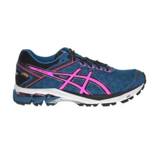 Женские туфли Asics GT-1000 4 G-TX Mosaic Синий-Ярко-Розовый-Черный t5b7n-5334