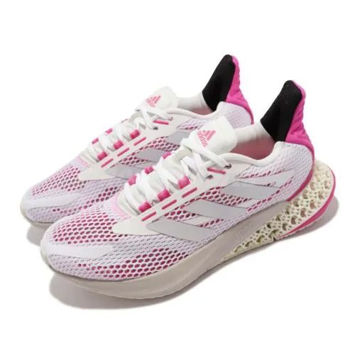 Adidas 4DFWD Pulse W Белый Серый Розовый Женская спортивная обувь для бега Кроссовки Q46225