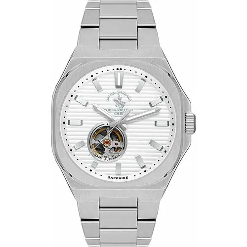 Наручные часы SANTA BARBARA POLO & RACQUET CLUB Luxury, серебряный, серый
