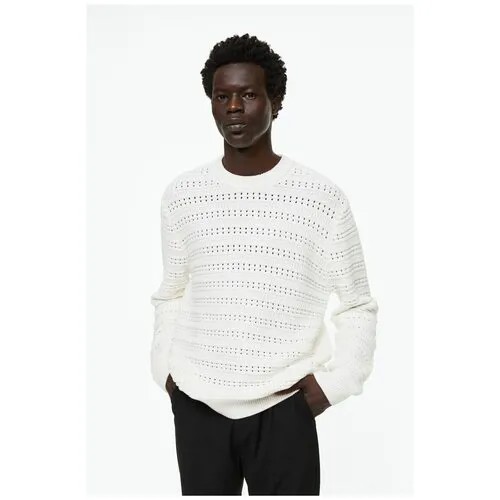 Пуловер H&M, размер (50)L, экрю