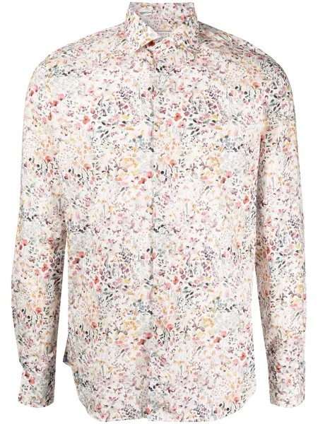Xacus рубашка с цветочным принтом