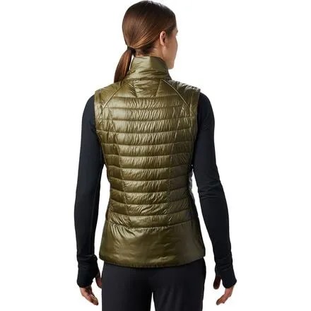 Жилет Ghost Shadow женский Mountain Hardwear, темно-зеленый
