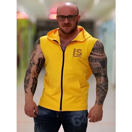 Майка Inferno Style, 1 шт., размер S, Желтый