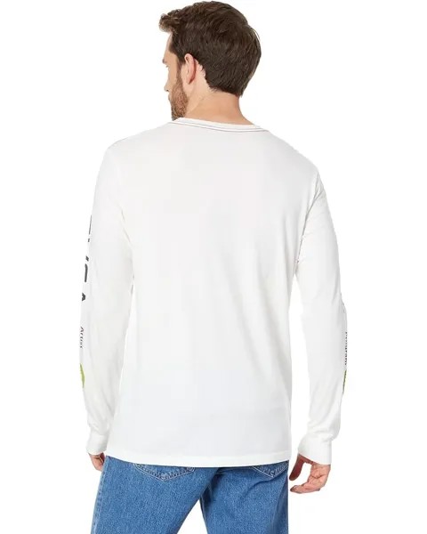 Футболка с длинным рукавом RVCA ANP Long Sleeve Tee, цвет Antique White