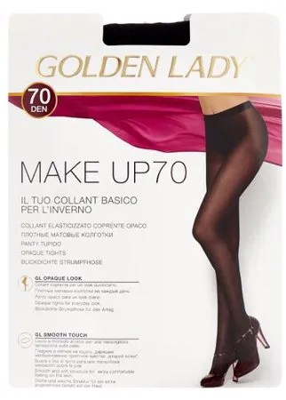 Колготки Golden Lady Make Up 70 den, размер 4-L, nero (черный)