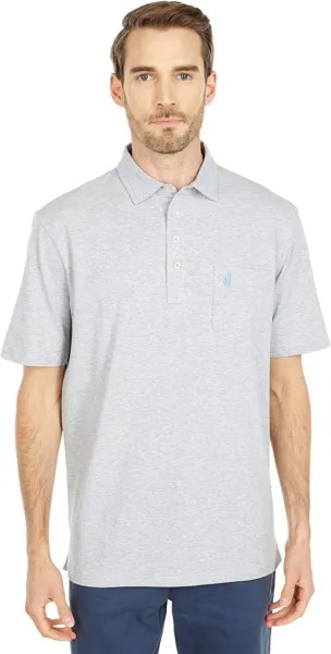 Поло johnnie-O The Original Four-Button Heathered Polo, цвет Gray