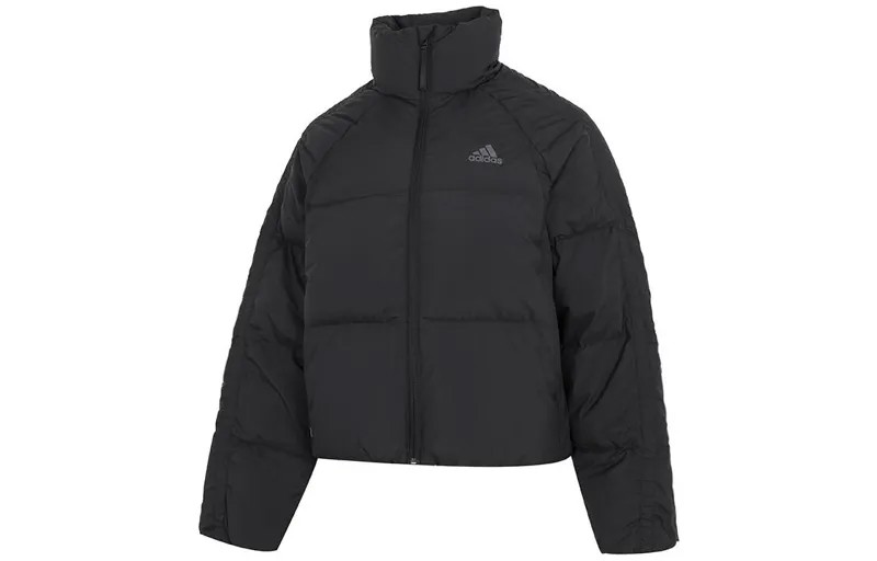 Пуховик женский черный Adidas