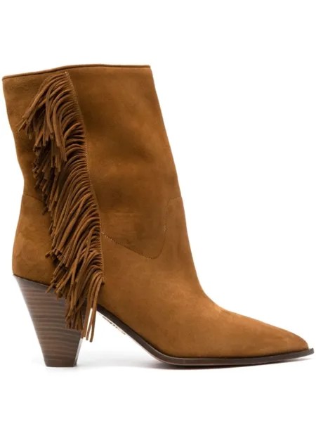 Ботильоны Marfa 70 Aquazzura, коричневый