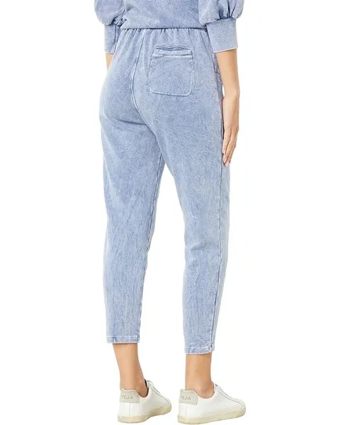 Брюки LAmade Sand Washed Hawthorne Joggers in Crepe French Terry, цвет Grey/Blue