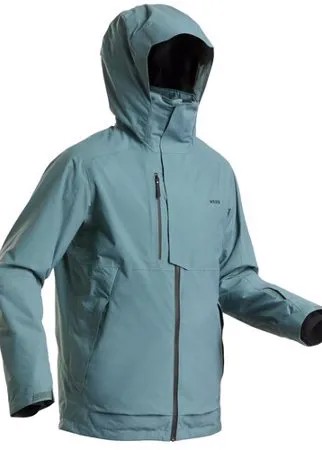 Куртка горнолыжная для фрирайда мужская хаки JKT SKI FR100, размер: S, цвет: Зеленый WEDZE Х Декатлон