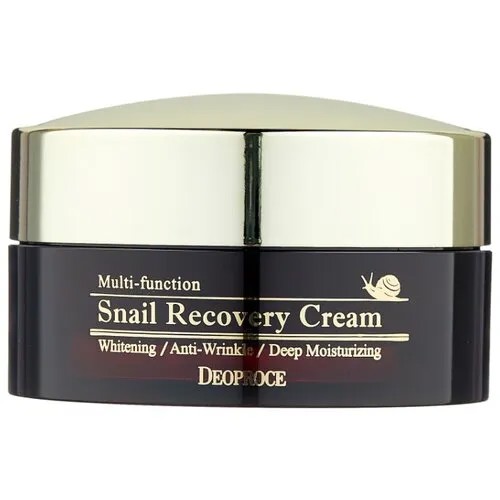 Deoproce Snail Recovery Cream Восстанавливающий крем для лица с муцином улитки, 100 г
