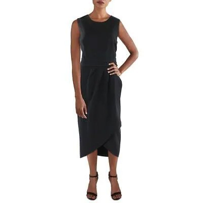 Женское плиссированное платье-футляр без рукавов Calvin Klein BHFO 9558