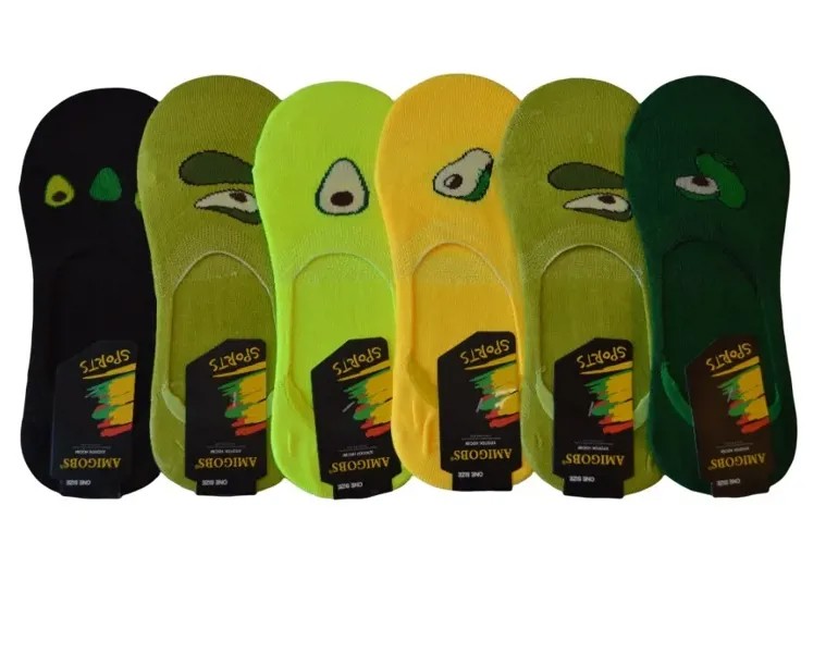 Следки AMIGOBS N174 разноцветные one size