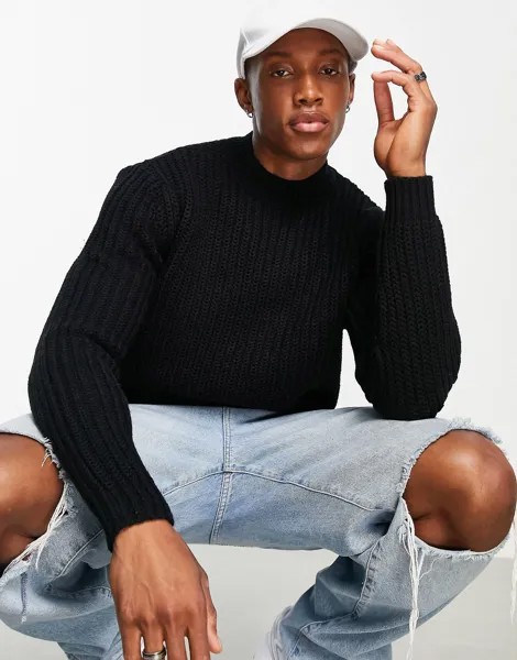 Черная водолазка ASOS DESIGN