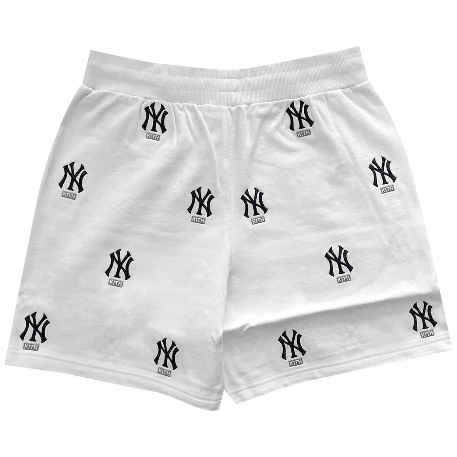 Короткие шорты с монограммой Kith For New York Yankees, цвет Белый