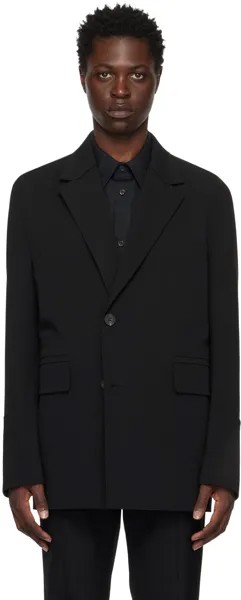 Черный пиджак с манжетами Wooyoungmi