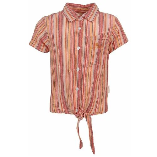 Блуза VINGINO, полуприлегающий силуэт, размер 128, розовый