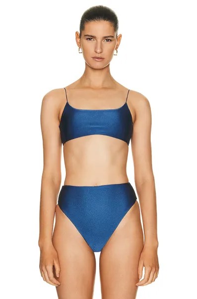 Топ бикини Jade Swim Micro Muse Scoop, цвет Indigo Sheen