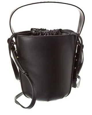 Кожаная сумка-мешок Chloé Sense Женская, черная