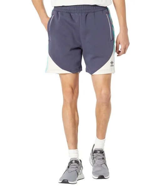 Шорты Adidas Originals Superstar Fleece, темно-синий/белый