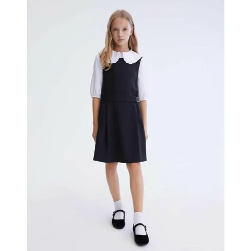 Школьный сарафан Gloria Jeans GJ COOL, размер 13-14л/164 (41), синий