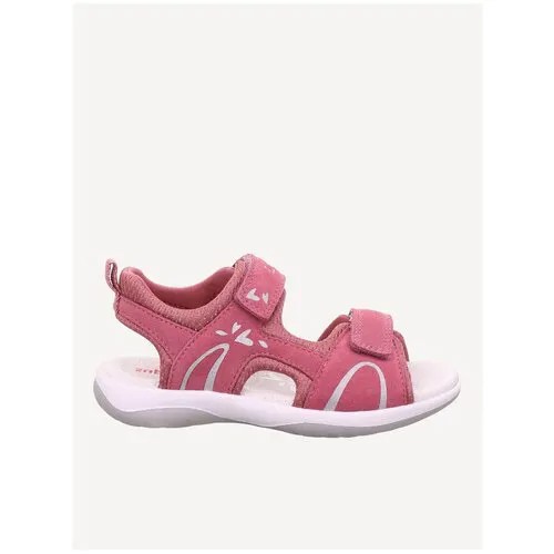 Туфли летние открытые SUPERFIT, для девочек, цвет Розовый, размер 29