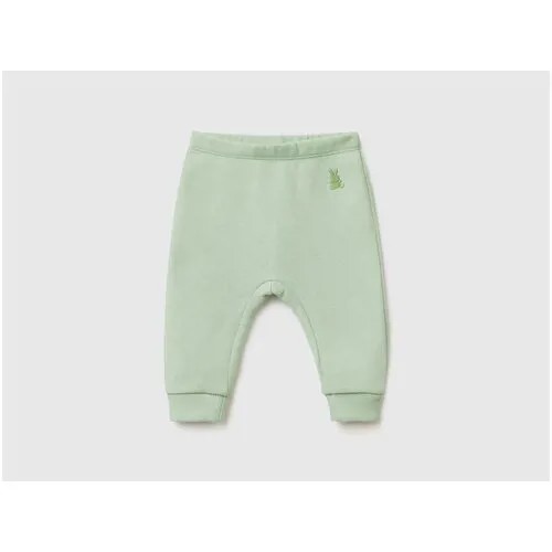 Спортивные брюки с вышитым лого United Colors of Benetton для новорожденных 23P-3J70MF258-081-62
