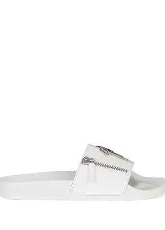 Giuseppe Zanotti шлепанцы Brett с логотипом